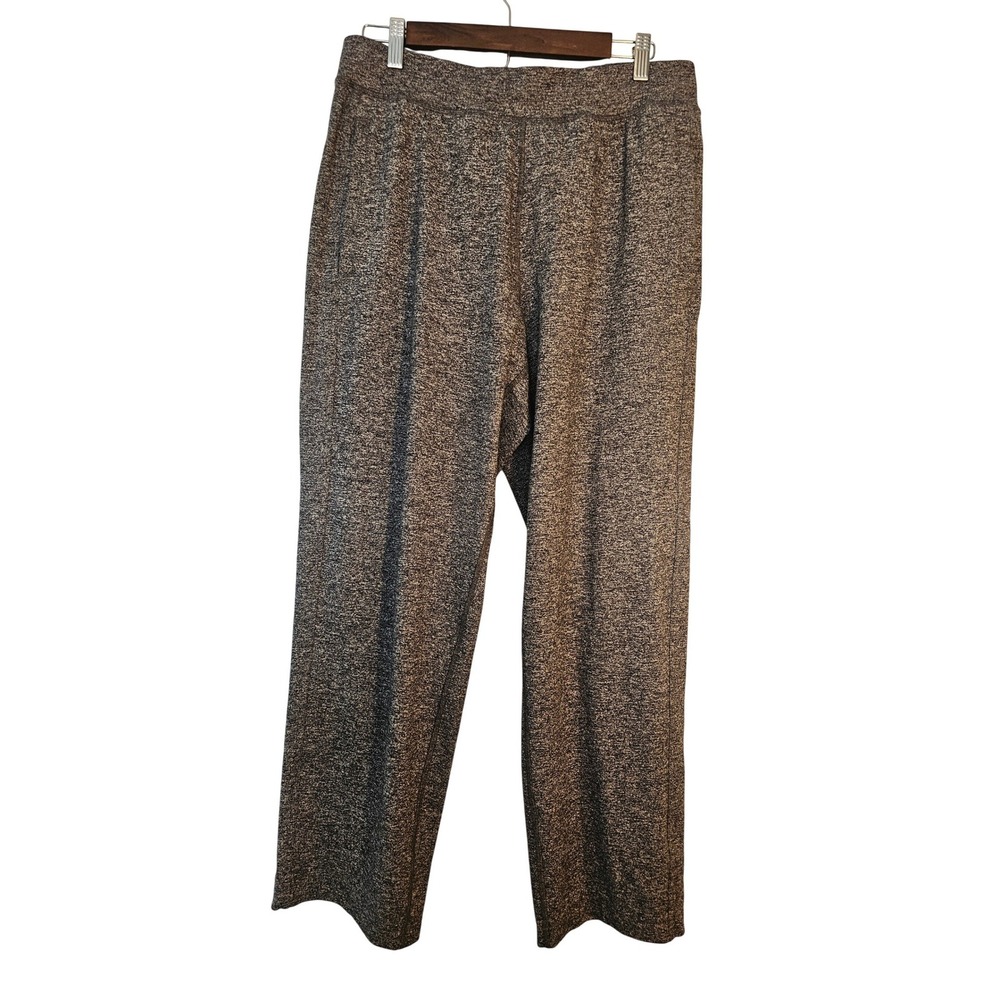 Athleisure Lululemon Wide Leg Pants mens L Gray Heathered Space Dye Relaxed